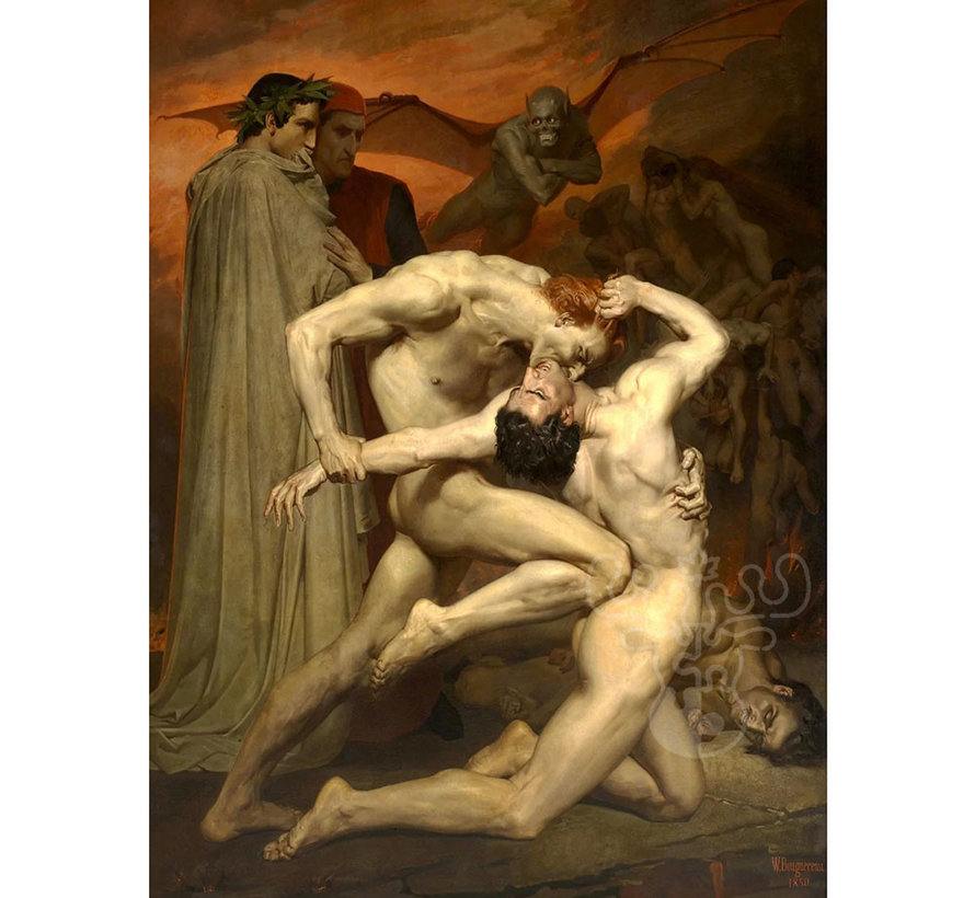 Enjoy William Bouguereau: Dante and Virgile Puzzle 1000pcs