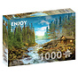 Enjoy A Log Cabin by the Rapids Puzzle 1000pcs