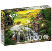 ENJOY Puzzle Enjoy A Log Cabin by the Magic Creek Puzzle 1000pcs