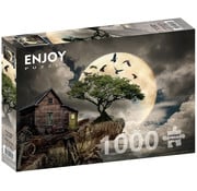 ENJOY Puzzle Enjoy A Log Cabin on a Cliff Puzzle 1000pcs