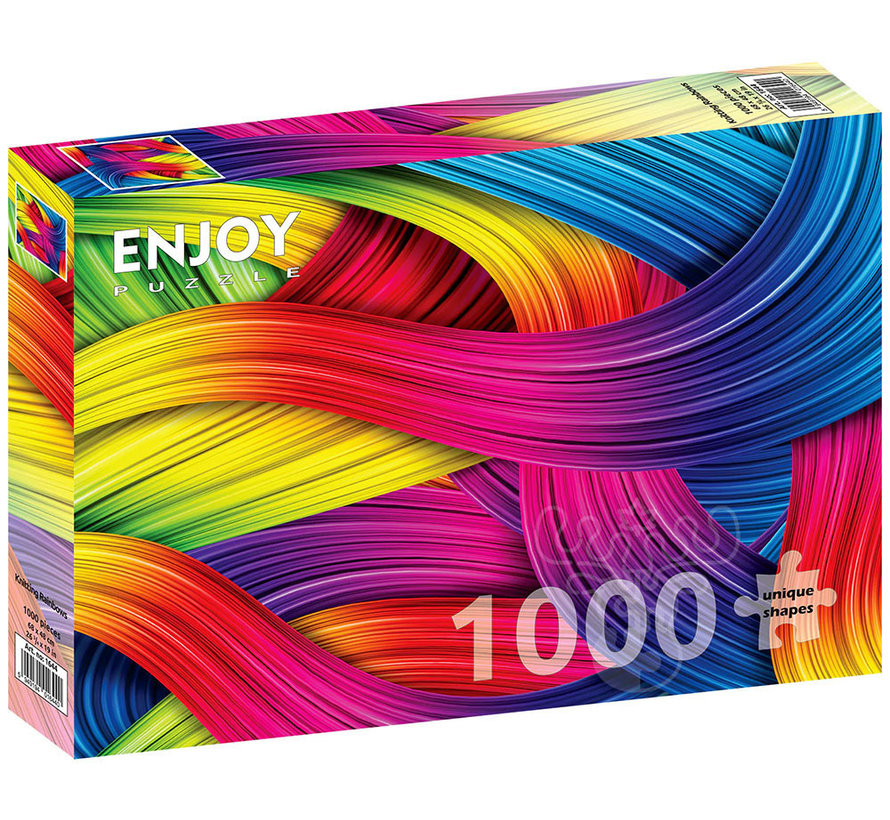 Enjoy Knitting Rainbows Puzzle 1000pcs