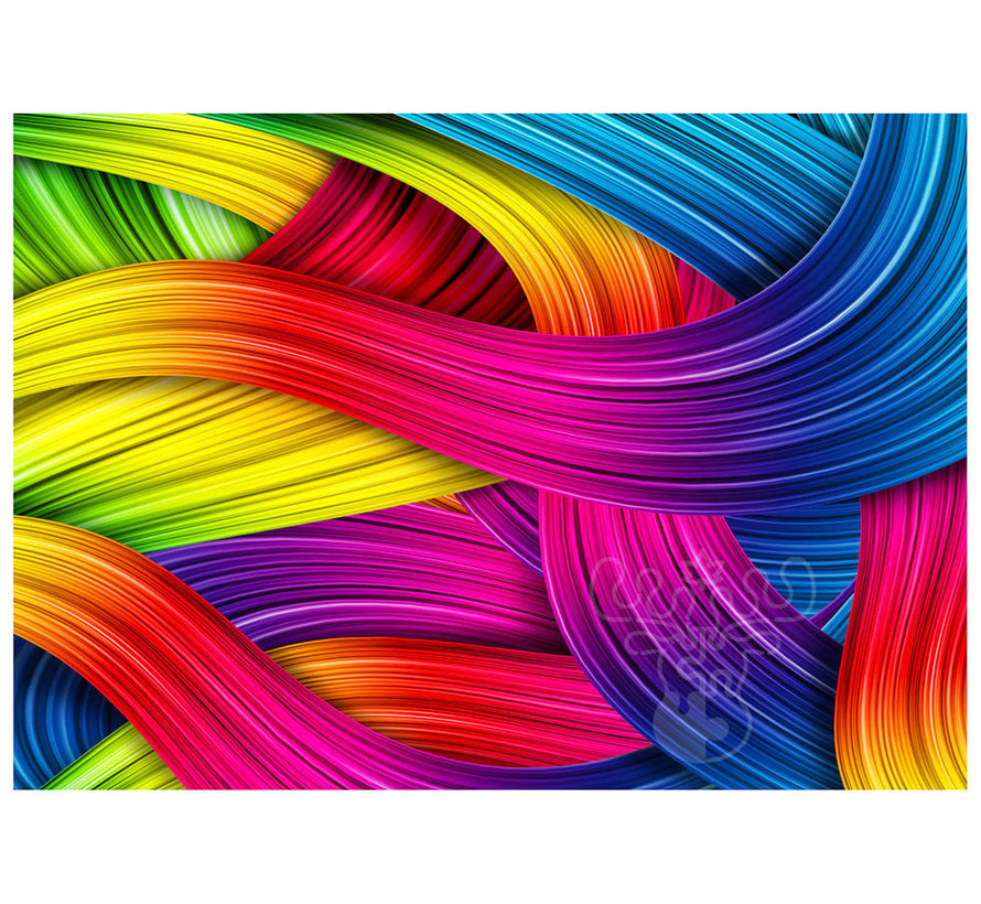 Enjoy Knitting Rainbows Puzzle 1000pcs
