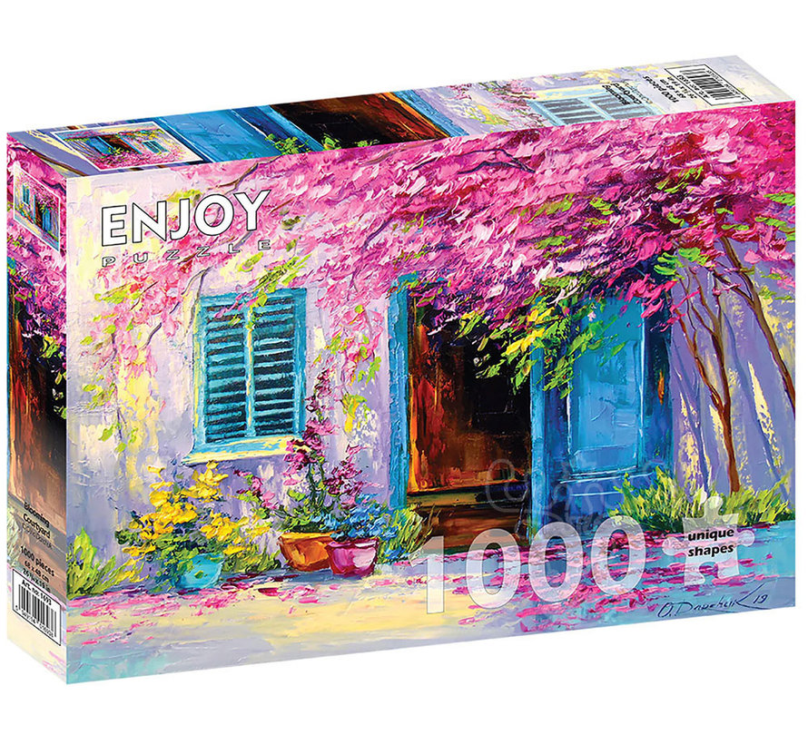 Enjoy Blooming Courtyard Puzzle 1000pcs