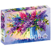 ENJOY Puzzle Enjoy Bouquet of Lilacs in a Vase Puzzle 1000pcs