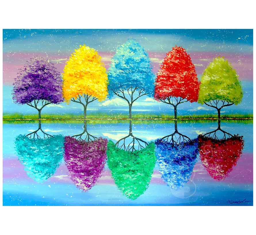 Enjoy Each Tree Has Its Own Colorful History Puzzle 1000pcs