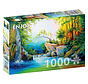 Enjoy In the Woods near the Waterfall Puzzle 1000pcs