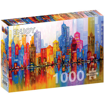 ENJOY Puzzle Enjoy Rainbow City Puzzle 1000pcs