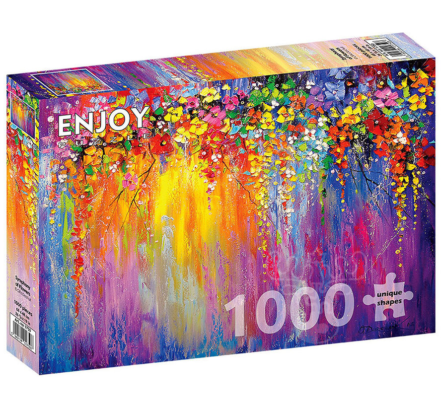 Enjoy Symphony of Flowers Puzzle 1000pcs