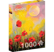 ENJOY Puzzle Enjoy Poppies in the Moonlight Puzzle 1000pcs