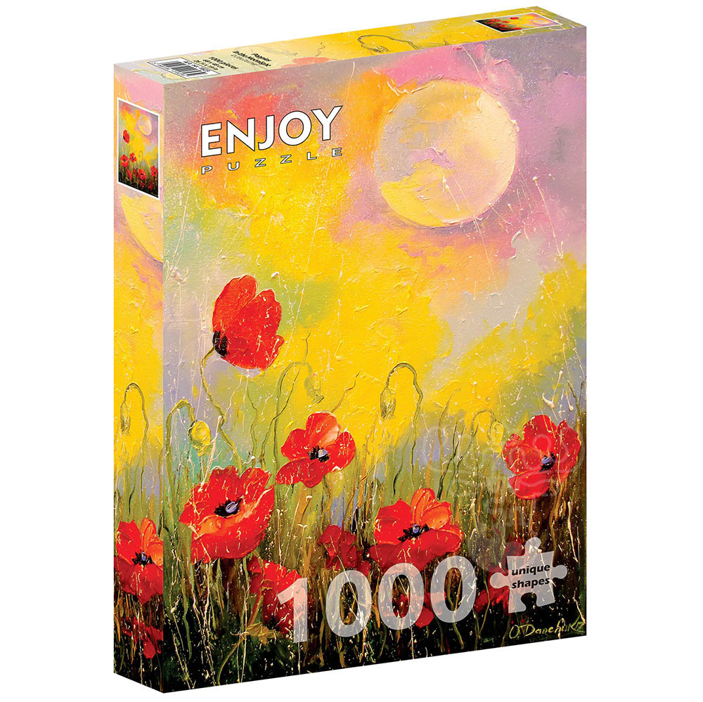 Enjoy Poppies in the Moonlight Puzzle 1000pcs Puzzles Canada