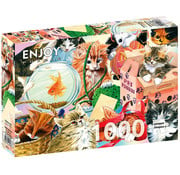 ENJOY Puzzle Enjoy Curious Cats Puzzle 1000pcs