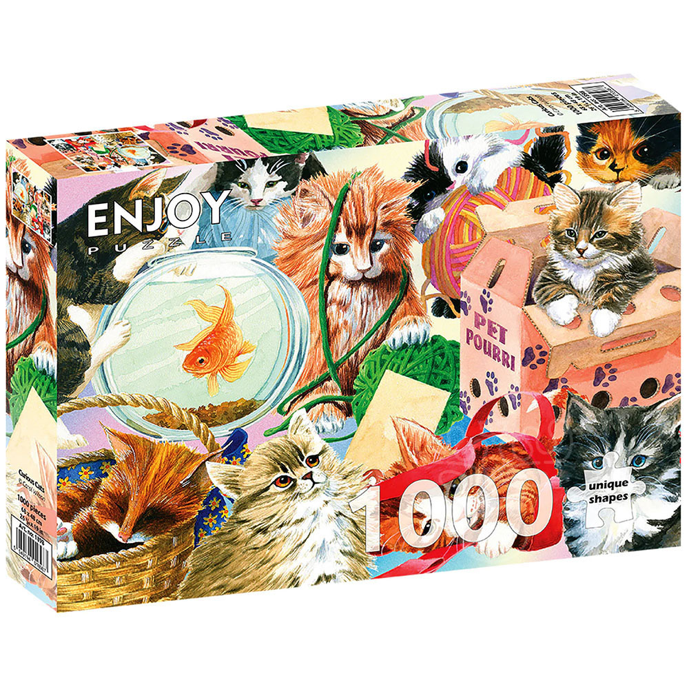 Comfy Cat - 1000 Piece Jigsaw Puzzle By Cobble Hill