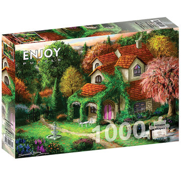 ENJOY Puzzle Enjoy Cottage in the Forrest Puzzle 1000pcs