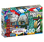 FINAL SALE Enjoy American Landmarks Collage Puzzle 1000pcs