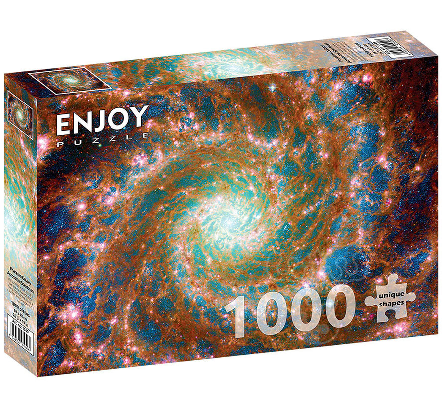 Enjoy Phantom Galaxy Across the Spectrum Puzzle 1000pcs