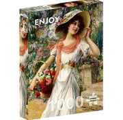 ENJOY Puzzle Enjoy Emile Vernon: The Flower Garden Puzzle 1000pcs