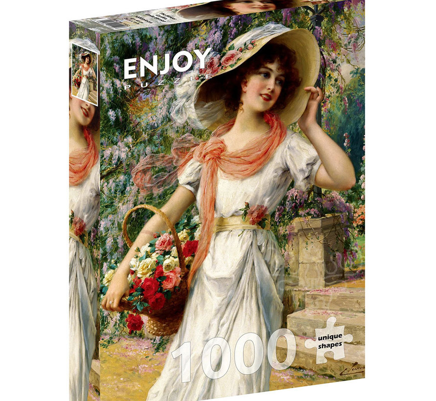 Enjoy Emile Vernon: The Flower Garden Puzzle 1000pcs
