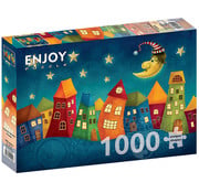 ENJOY Puzzle Enjoy Fantasy Colorful Houses Puzzle 1000pcs