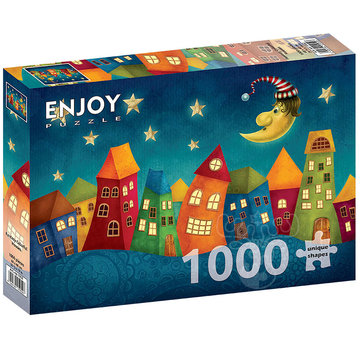 ENJOY Puzzle Enjoy Fantasy Colorful Houses Puzzle 1000pcs