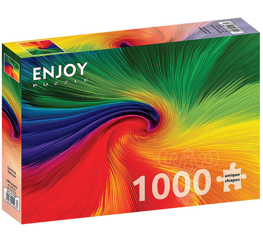 Enjoy Spinning Rainbow Puzzle 1000pcs
