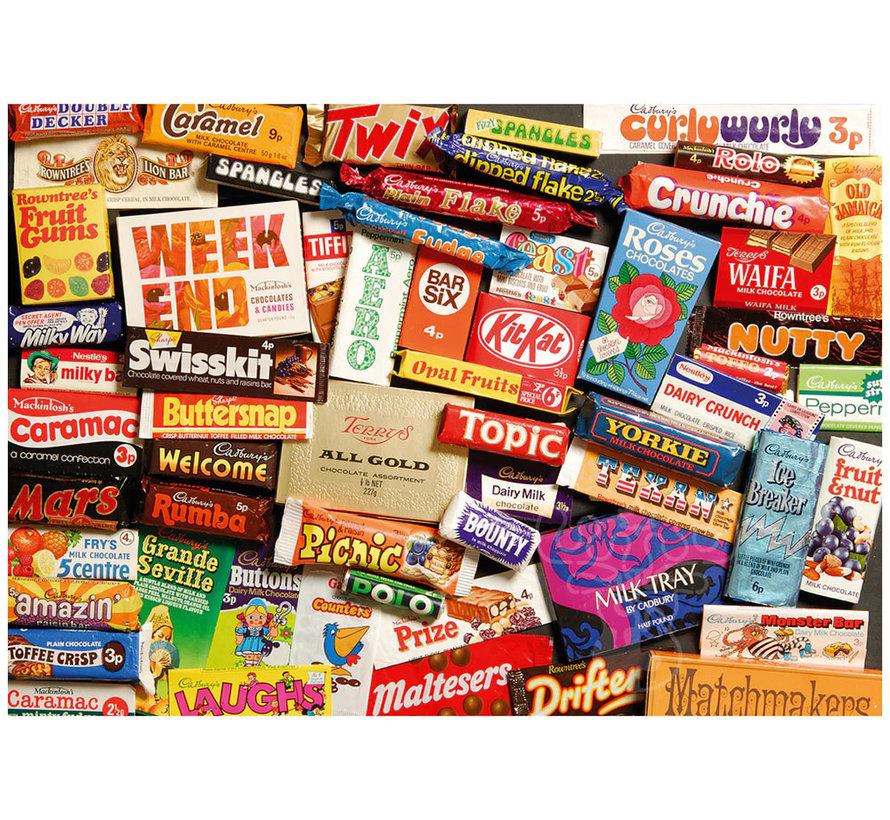 Gibsons Sweet Memories 1970s Puzzle 500pcs