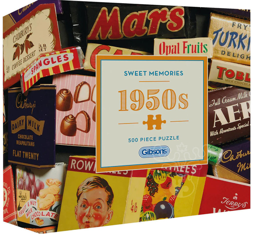 Gibsons Sweet Memories 1950s Puzzle 500pcs