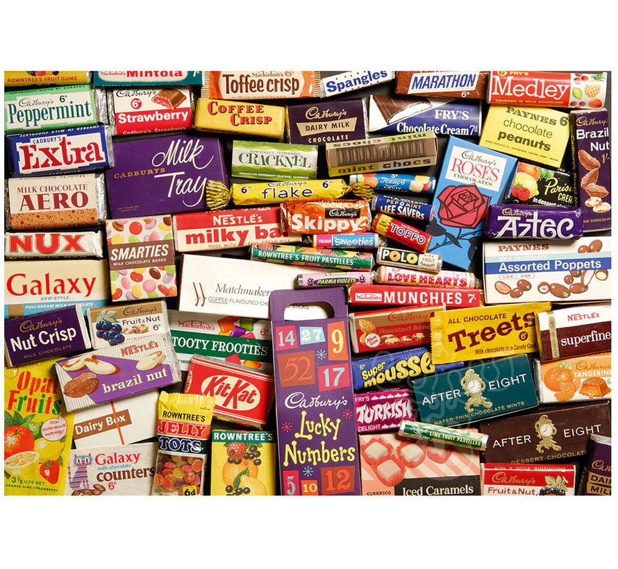 Gibsons 1960S Sweet Memories Puzzle 500pcs