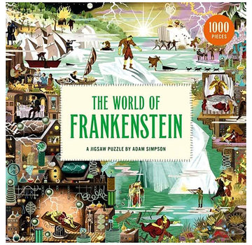 Laurence King Publishing Laurence King The World of Frankenstein Puzzle 1000pcs
