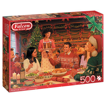 Falcon Falcon Festive Feast Puzzle 500pcs - ORIGINAL BOX SIZE ONLINE ORDER ONLY