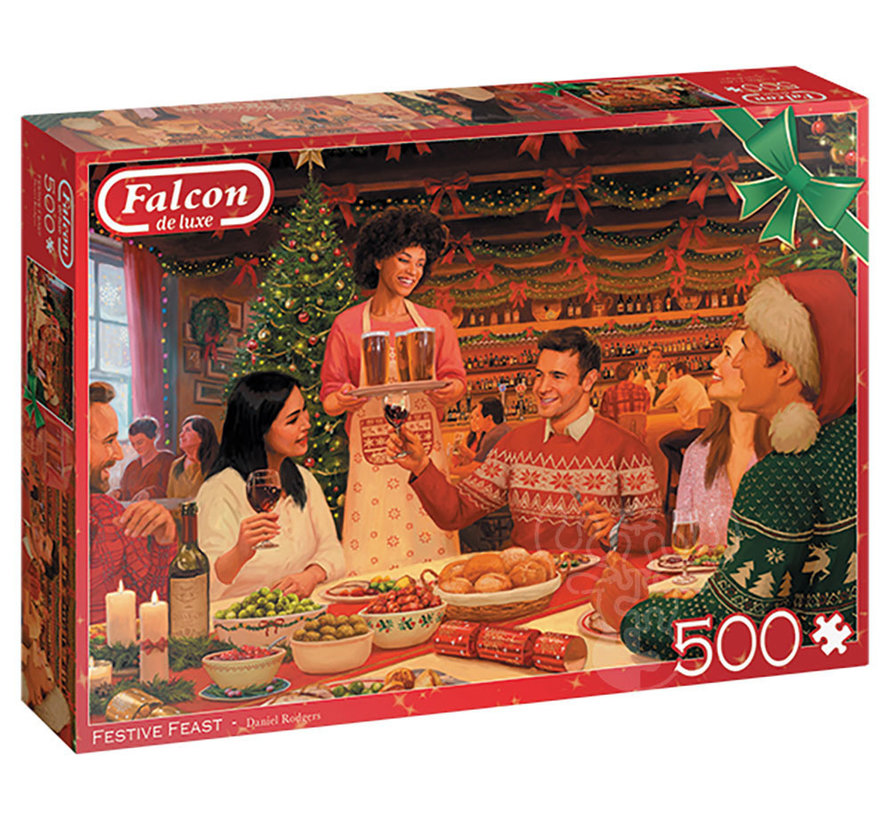 Falcon Festive Feast Puzzle 500pcs - ORIGINAL BOX SIZE