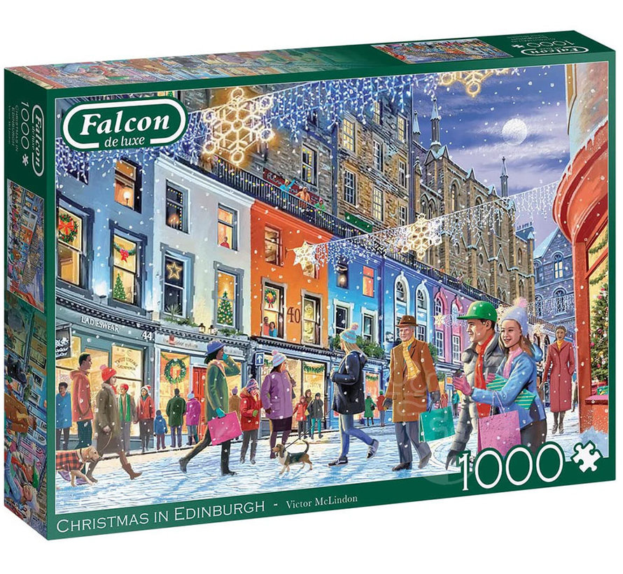 Falcon Christmas in Edinburgh Puzzle 1000pcs