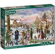 Falcon Falcon Festive Village Puzzle 1000pcs* - ORIGINAL BOX SIZE