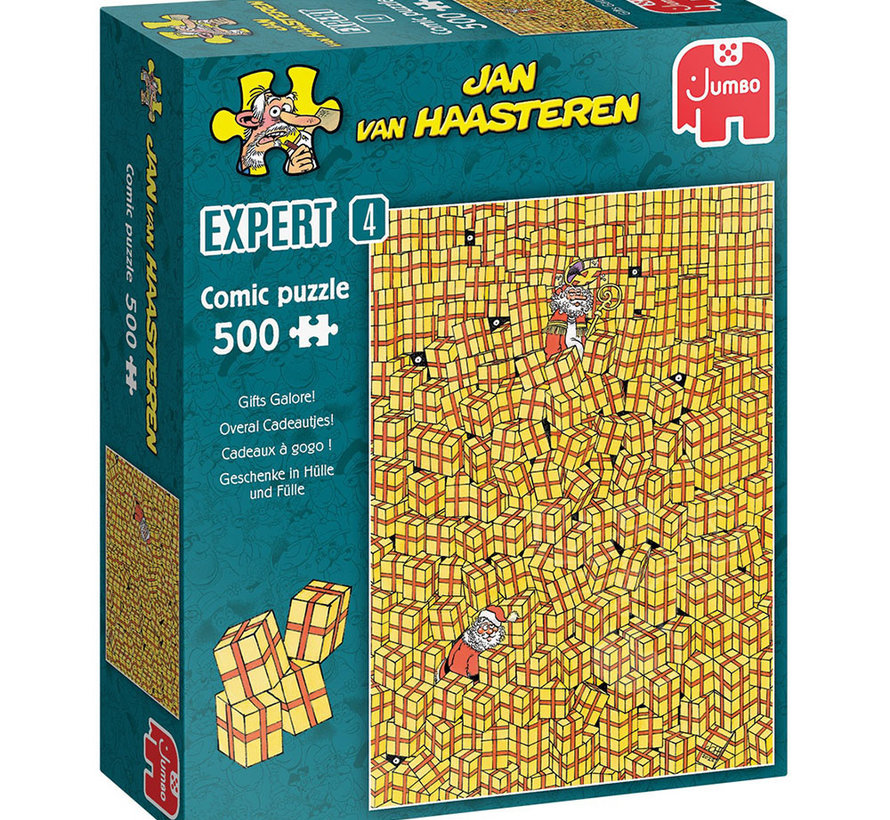 Jumbo Jan van Haasteren - Expert 04 Gifts Galore Puzzle 500pcs
