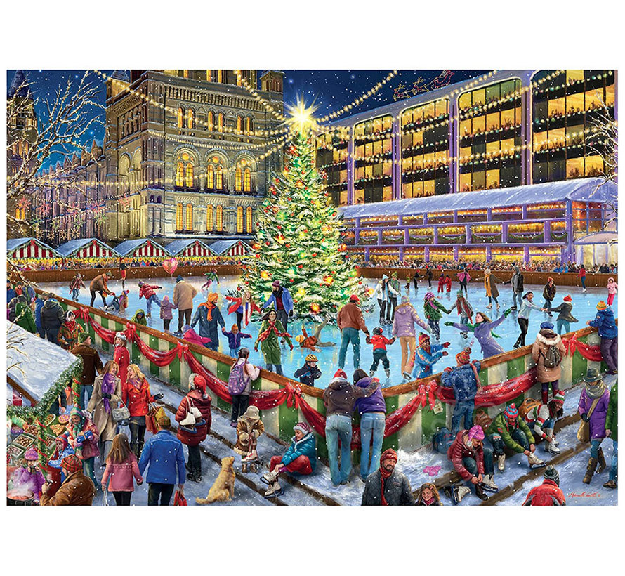 Falcon The Ice Rink Puzzle 1000pcs - ORIGINAL BOX SIZE