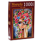 Magnolia Lady with Flowers - Romi Lerda Special Edition Puzzle 1000pcs