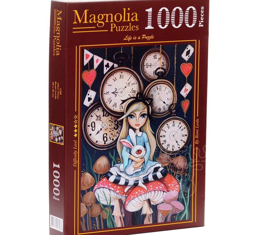 Magnolia Alice Time - Romi Lerda Special Edition Puzzle 1000pcs