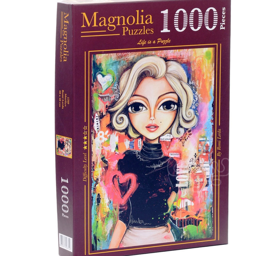 Magnolia Marilyn - Romi Lerda Special Edition Puzzle 1000pcs