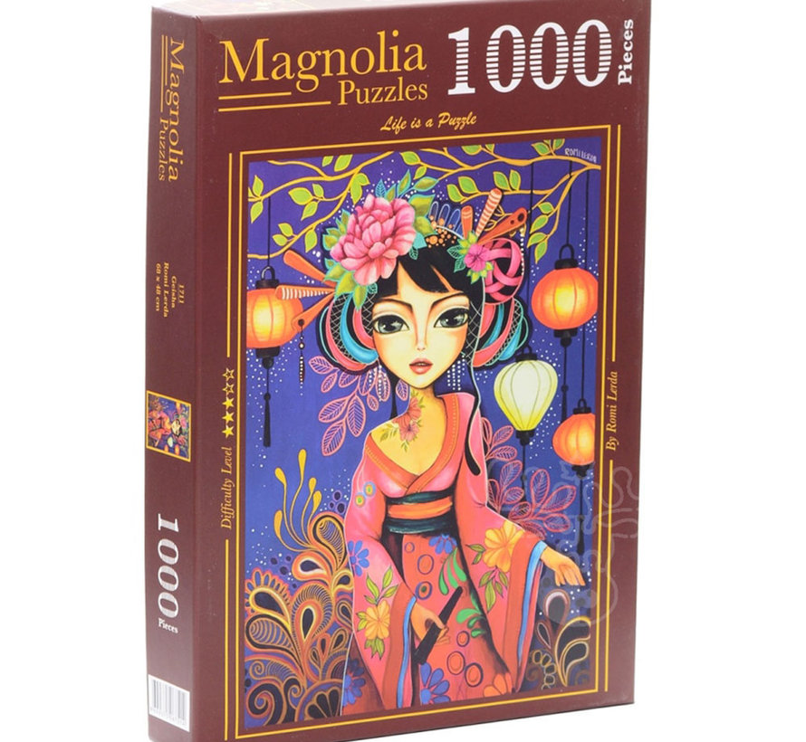 Magnolia Geisha - Romi Lerda Special Edition Puzzle 1000pcs