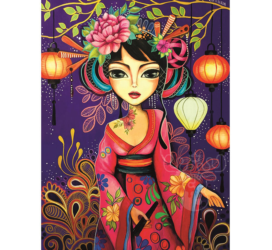 Magnolia Geisha - Romi Lerda Special Edition Puzzle 1000pcs