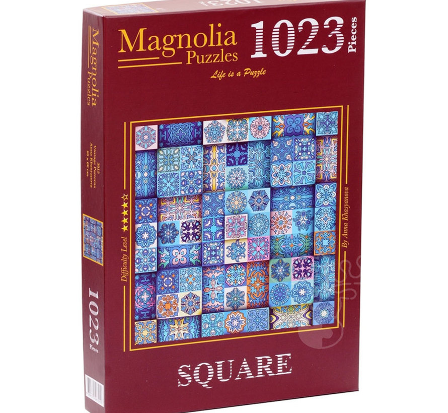 FINAL SALE Magnolia Vintage Patterns Puzzle 1023pcs
