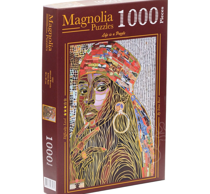 FINAL SALE Magnolia African Beauty - Irina Bast Special Edition Puzzle 1000pcs