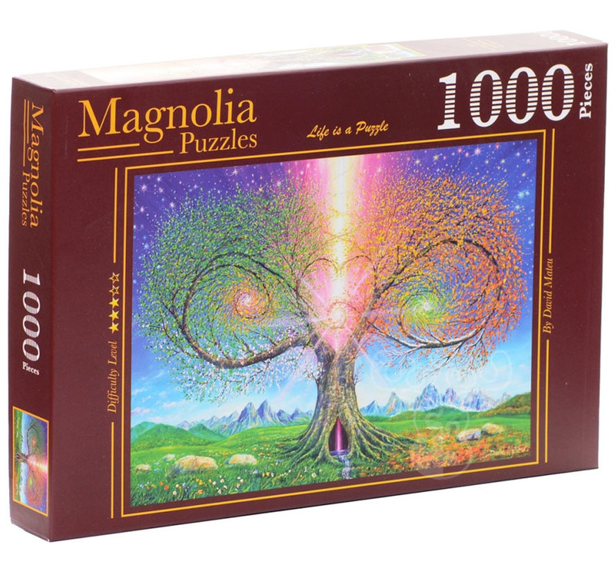 Magnolia Tree of Infinite Love - David Mateu Special Edition Puzzle 1000pcs