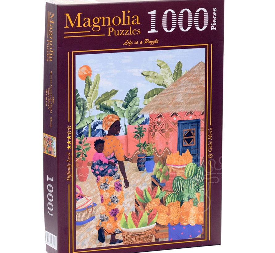 Magnolia Women Around the World - Ghana - Claire Morris Special Edition Puzzle 1000pcs