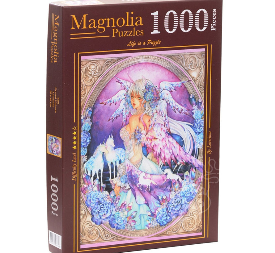 Magnolia Crystal Unicorn - Laverinne Special Edition Puzzle 1000pcs