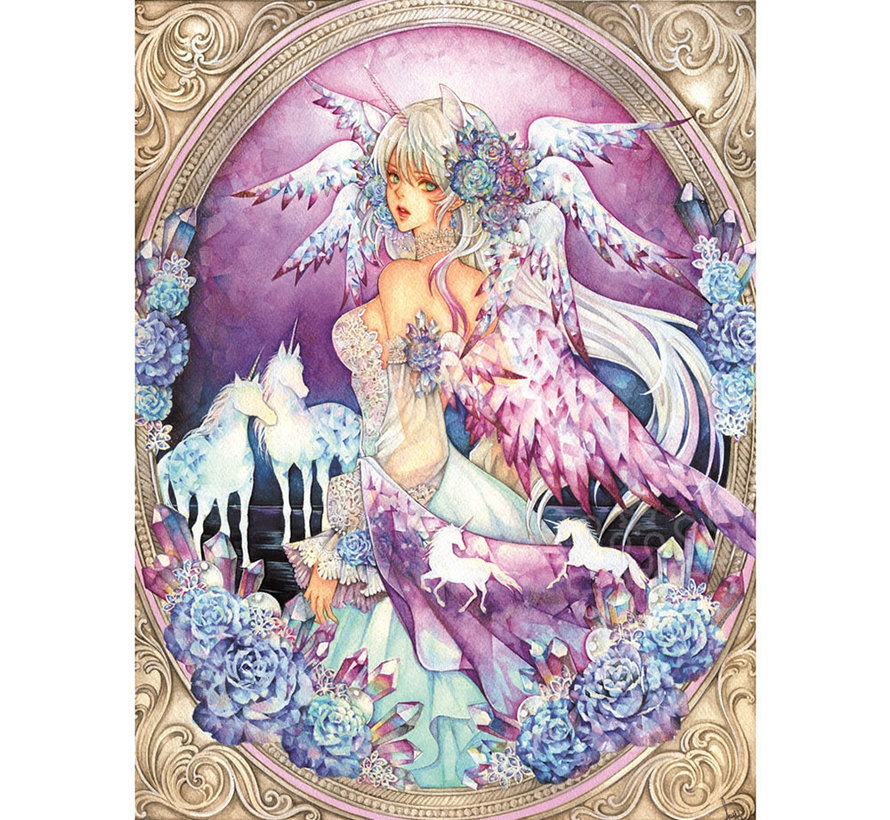 Magnolia Crystal Unicorn - Laverinne Special Edition Puzzle 1000pcs
