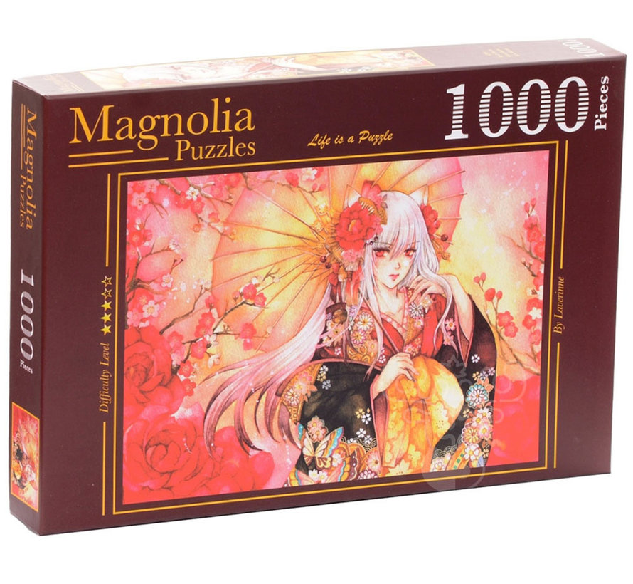 Magnolia Red Plum - Laverinne Special Edition Puzzle 1000pcs