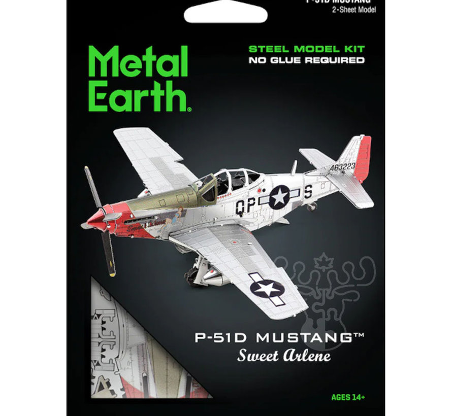 Metal Earth P-510 Mustang Sweet Arlene Model Kit