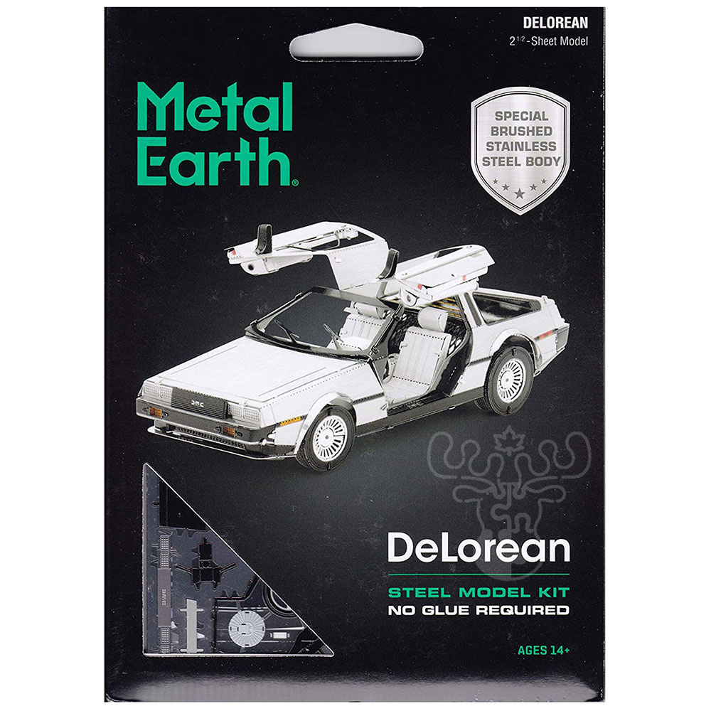 Retour vers le futur DeLorean kit 3D maquette Metal earth