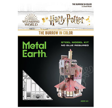 Metal Earth Metal Earth Harry Potter The Burrow in Color Model Kit