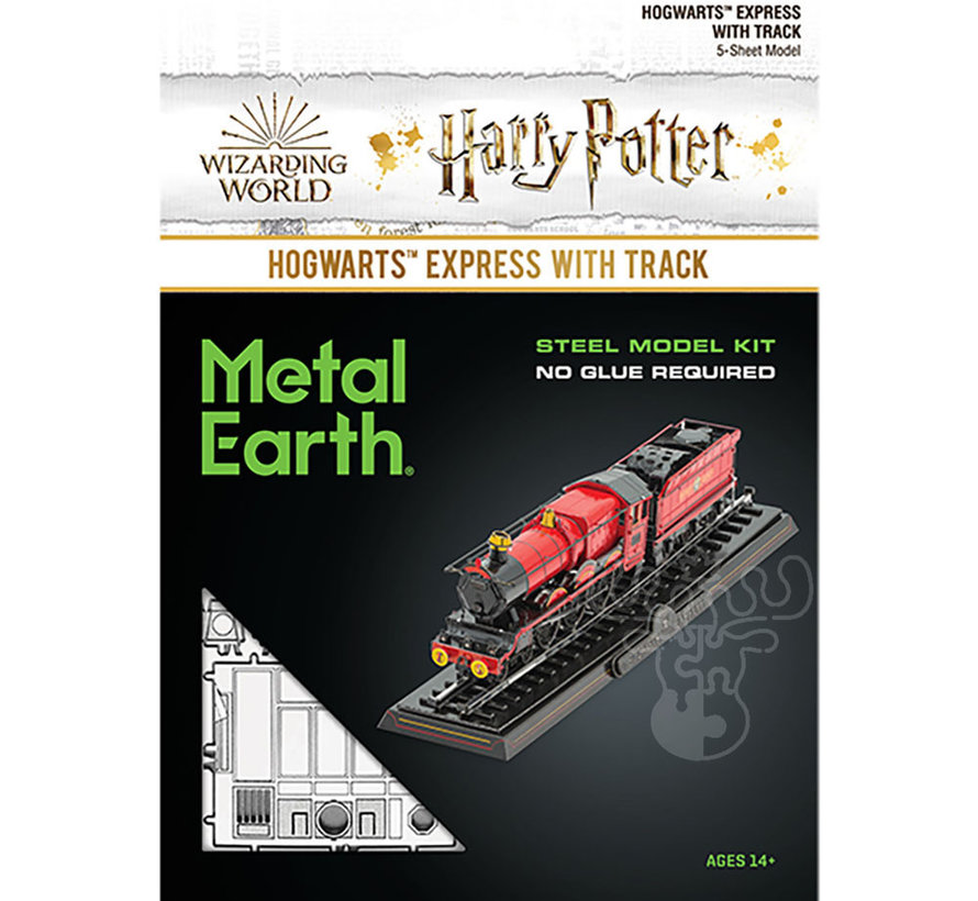 Metal Earth Harry Potter Hogwarts Express with Track Model Kit